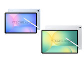 Les rendus conceptuels de la série Galaxy Tab S10 FE montrent des changements de design minimes par rapport aux modèles précédents. (Source de l'image : Ytechb)