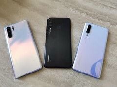 Compartatif des appareils photo de la série P30 : Huawei P30 Pro, Huawei P30 Lite, Huawei P30.