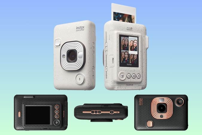 Le mini LiPlay est actuellement le plus petit modèle Instax hybride (Image Source : Fujifilm - edited)