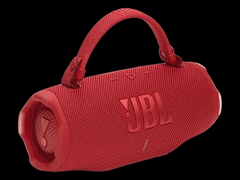 Avec la sangle attachée, le JBL Charge 6 se transforme en un sac à main à la mode. (Source de l'image : JBL)
