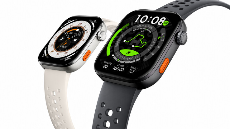 Les deux coloris disponibles pour la montre connectée