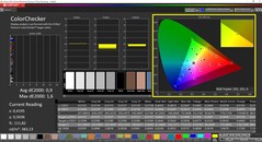 CalMAN ColorChecker calibré