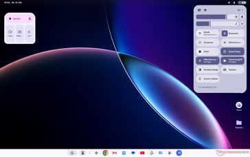 Paramètres rapides de Googlebook OS