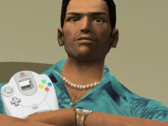 Grand Theft Auto : Vice City est maintenant sur Sega Dreamcast, officieusement. (Source de l'image : Grand Theft Auto : Vice City et Sega, avec modifications)