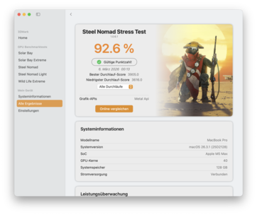 Steel Nomad Test de stress (mode haute puissance)