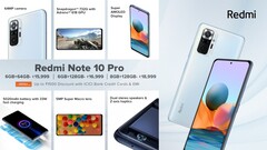 Redmi Note 10 Fonctions pro. (Source de l'image : GSMArena)