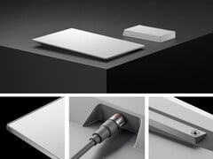 Le nouveau kit de performance Starlink est livré avec une alimentation électrique universelle AC/DC. (Source de l'image : SpaceX)