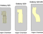 Les chambres à vapeur de la série S23 seront considérablement améliorées pour la série S24. (Source : Ice Universe) 