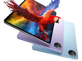 Vivo a créé le Pad3 dans les coloris Cold Star Grey, Spring Tide Blue et Thin Purple avec une station d'accueil pour clavier en option. (Source de l'image : Vivo)