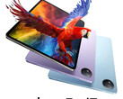 Vivo a créé le Pad3 dans les coloris Cold Star Grey, Spring Tide Blue et Thin Purple avec une station d'accueil pour clavier en option. (Source de l'image : Vivo)