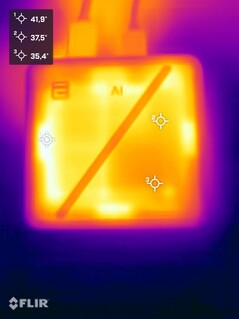 Sapphire Edge AI pendant le test de stress (côté supérieur)