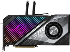 L'ASUS ROG Strix LC Radeon RX 6800 XT. (Source de l'image : ASUS via Videocardz)