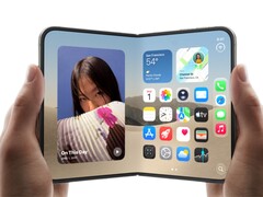 Lors de la conception de l'iPhone Duo, Apple s'est notamment inspiré des carnets traditionnels et des proportions des formats de papier de la série A.