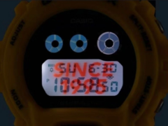 Selon les rumeurs, la montre Casio serait dotée d'un rétroéclairage LED blanc affichant le texte