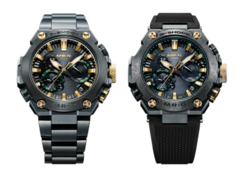 De gauche à droite (photo) - le Casio MRG-B2000BG-3AJR, et le MRG-B2000RG-3AJR (Source de l'image : Great G-Shock World)