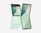 Rendu non officiel du prochain Galaxy Z Flip7 (Source de l'image : OnLeaks et SammyGuru)