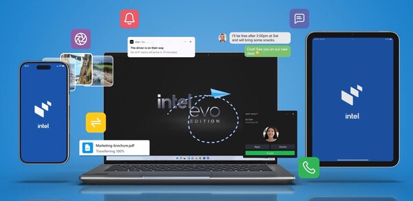 L'application Intel Unison permet aux propriétaires de connecter leurs téléphones et tablettes à un PC Windows. (Source de l'image : Intel)