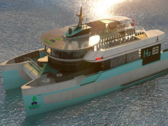 Les systèmes d'électro-propulsion de Green Navy permettent une autonomie de 300 km à 8,3 nœuds, soit environ 36 heures de navigation. (Source : Green Navy)