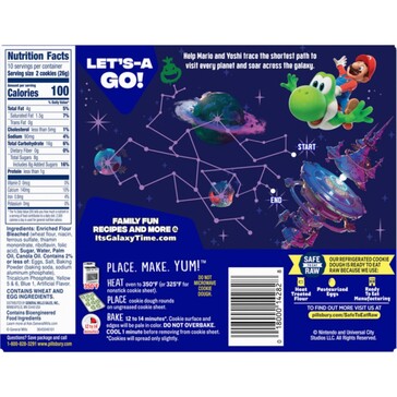 L'emballage de la pâte à biscuits Super Mario Galaxy Movie Pillsbury est de retour (Source de l'image : Tops Friendly Markets)