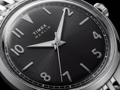 Timex 34 mm Marlin Quartz, cadran noir