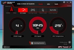 ASUS GPU Tweak II (mode OC)