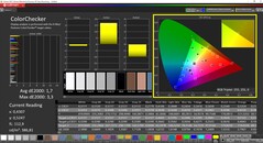 CalMAN ColorChecker calibré