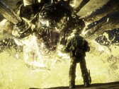 Marcus Fenix face à l'un des boss de Gears of War. (Source de l'image : Steam)