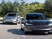 L'ancienne Model Y avec l'ordinateur HW3 et les caméras. (Source de l'image : Tesla)