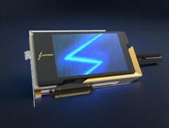 Le GPU de jeu MSI GeForce RTX 5090 Lightning Z est la carte grand public la plus puissante de la planète à l'heure actuelle. (Source de l'image : MSI via VideoCardz, édité)