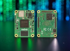 L'ordinateur monocarte Radxa CM4 abrite le SoC ARM Rockchip RK3576 octa-core. (Source de l'image : Radxa, édité)