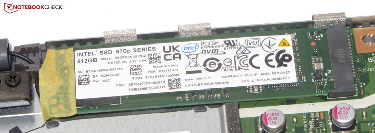 Un SSD PCIe Gen3 sert de lecteur système