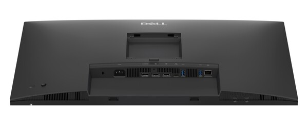Le nouveau moniteur de Dell se double d'un hub USB-C, d'où les plusieurs ports intégrés.