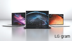 Il y aura cinq ordinateurs portables LG Gram en 2021. (Source de l'image : LG)