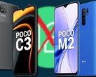 Le POCO C3 et le POCO M2 ont été déplacés dans la colonne "ne sera pas obtenu Android 12". (Image source : POCO/Google - édité)