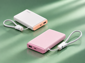 Le chargeur de poche Oppo 33 W est disponible dans les coloris « rose clair » et « kaki ».