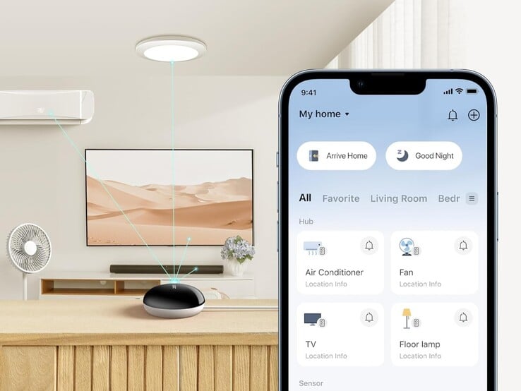 Le Hub TP-Link Tapo H110 Smart IR & IoT. (Source de l'image : TP-Link)