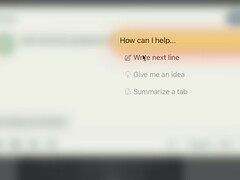 Un curseur d'insertion alimenté par l'IA. (Source de l'image : The Browser Company/YouTube)