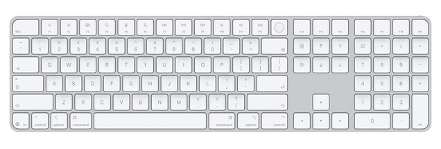 Le nouveau Magic Keyboard d’Apple, doté d’un pavé numérique, remplace également les libellés textuels par des icônes sur certaines touches.