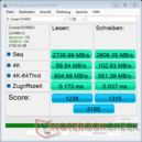 AS SSD - EX400U sur le Razer Blade 16 Thunderbolt