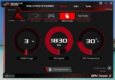 Asus GPU Tweak (mode Silencieux)