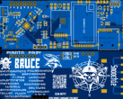 Bruce PCB v1 Smoochiee render (Image Source : PCBWay)