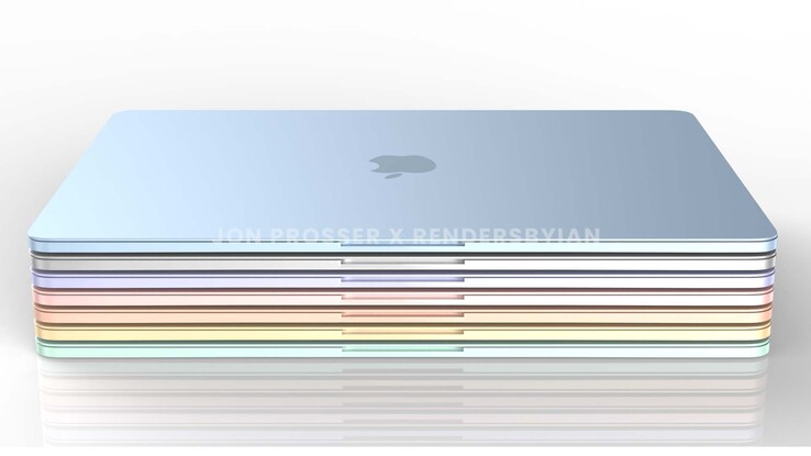 Le prochain MacBook Air sera une entrée colorée dans la série. (Image source : Jon Prosser &amp; Ian Zelbo)