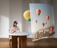 Les lunettes de cinéma Honor peuvent simuler un écran de 201 pouces. (Source de l'image : Honor)