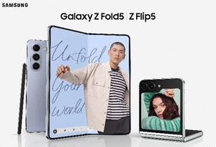 Galaxy Z Fold5 et Z Flip5 (Image source : @evleaks)