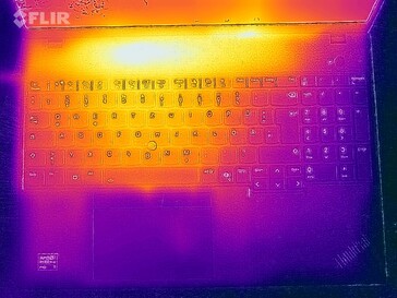 Test de résistance aux températures de surface (face supérieure)