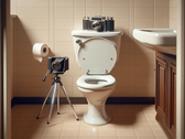 La start-up américaine Thorne a mis au point une caméra de toilettes assistée par l'IA qui photographie les excréments et évalue la santé intestinale sur cette base. (Source de l'image : DallE 3)