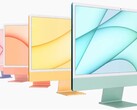 L'iMac 2021 Apple a divisé l'opinion en ce qui concerne le design en raison de son grand menton et de ses rebords blancs. (Source de l'image : Apple)