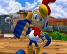 Une capture d'écran de Billy Hatcher et l'œuf géant