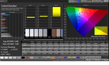 Précision des couleurs CalMAN