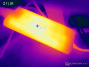 L'adaptateur CA atteint plus de 35°C en cas de jeu prolongé